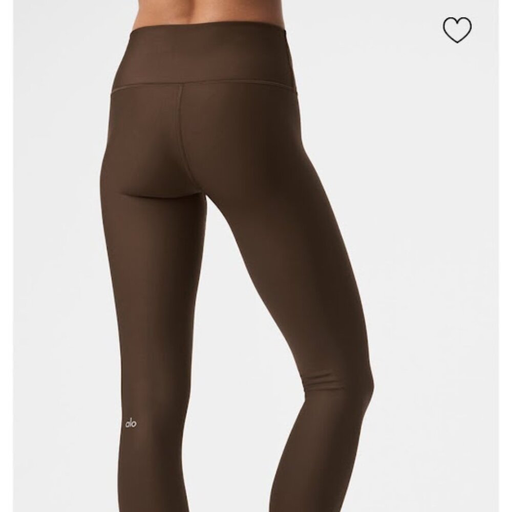 Alo Yoga 7/8 High Waist Airlift Legging - Espresso size medium